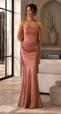 Vestido Satén Rosewood